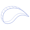 Splash Wireframe Element from Volumetric Shapes Set