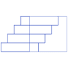 Stairs Wireframe 1 Element from Volumetric Shapes Set