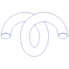 Tube Cylinder Spring Wireframe 1 Element from Volumetric Shapes Set