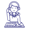Dj Mix 1 Illustration from UX Line Set