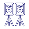 Speakers 1 Illustration from UX Line Set