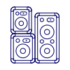 Speakers 2 Illustration from UX Line Set