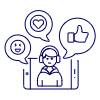 Voicechat 1 Illustration from UX Line Set