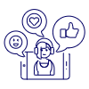 Voicechat 4 Illustration from UX Line Set
