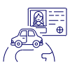 Global Driving License 4 Illustration from UX Line Set