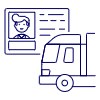 Truck License 1 Illustration from UX Line Set