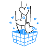 Add To Wishlist Illustration from Brooklyn Set
