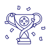 Games Trophy 1 Illustration from UX Line Set