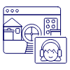 Streaming Games 4 Illustration from UX Line Set