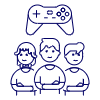 Team League 1 Illustration from UX Line Set