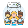 Team League 2 Illustration from UX Colors Set
