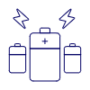 Battery Illustration from UX Line Set