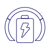 Power Usage Pie Illustration from UX Line Set