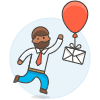 Mail Balloon 3 illustration - Free transparent PNG, SVG. No sign up needed.