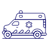 Ambulance 3 Illustration from UX Line Set | Free Download as SVG Vector and Transparent PNG | Streamline illustrations