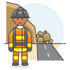 Rescuer 2 Illustration from UX Colors Set