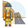 Rescuer 4 Illustration from UX Colors Set