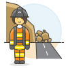 Rescuer 5 Illustration from UX Colors Set