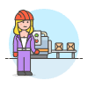 Factory Worker 2 Illustration from UX Colors Set