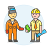 FOREMAN Payment 3 Illustration from UX Colors Set