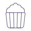 Popcorn Illustration from UX Line Set