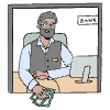 Banker 1 Illustration from Bruxelles Set