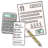Bills Payment 2 Illustration from Bruxelles Set