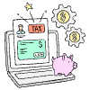 Computing Taxes 2 illustration - Free transparent PNG, SVG. No sign up needed.