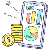 Financial Data 2 illustration - Free transparent PNG, SVG. No sign up needed.
