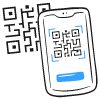 Send And Receive Via Qr Code illustration - Free transparent PNG, SVG. No sign up needed.