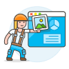 App Builder 4 Illustration from UX Colors Set | Free Download as SVG Vector and Transparent PNG | Streamline illustrations