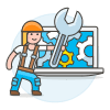 Repair Technician 1 4 illustration - Free transparent PNG, SVG. No sign up needed.