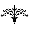 Vignette Flower Leaves 14 element - Free transparent PNG, SVG. No Sign up needed.