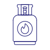 Cooking Gas Illustration from UX Line Set