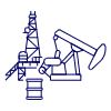 Oil Pumping Illustration from UX Line Set