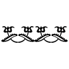 Caslon Frame Continuous 17 Element from Type Ornaments Set
