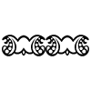 Caslon Frame Continuous 5 Element from Type Ornaments Set