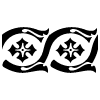 Georgia Frame Continuous 1 Element from Type Ornaments Set