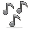 Musical Notes emoji - Free transparent PNG, SVG. No sign up needed.