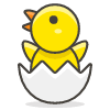 Hatching Chick 2 emoji - Free transparent PNG, SVG. No sign up needed.