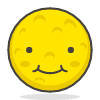 Full Moon Face Emoji from Emoji - Free Set | Free Download as SVG Vector and Transparent PNG | Streamline emojis