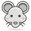 Mouse Face Element from Emoji - Free Set