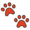 Paw Prints emoji - Free transparent PNG, SVG. No sign up needed.