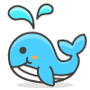 Spouting Whale emoji - Free transparent PNG, SVG. No sign up needed.