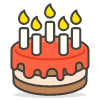 Birthday Cake 1 emoji - Free transparent PNG, SVG. No sign up needed.
