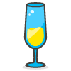 Champagne Glass 1 emoji - Free transparent PNG, SVG. No sign up needed.
