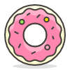 Doughnut 1 emoji - Free transparent PNG, SVG. No sign up needed.
