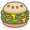 Hamburger 3 emoji - Free transparent PNG, SVG. No sign up needed.
