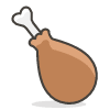 Poultry Leg emoji - Free transparent PNG, SVG. No sign up needed.