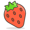 Strawberry 1 emoji - Free transparent PNG, SVG. No sign up needed.